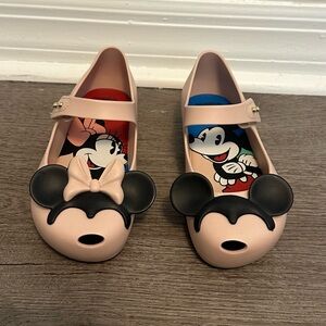 Mini Melissa Pink Dinsey Mary Janes